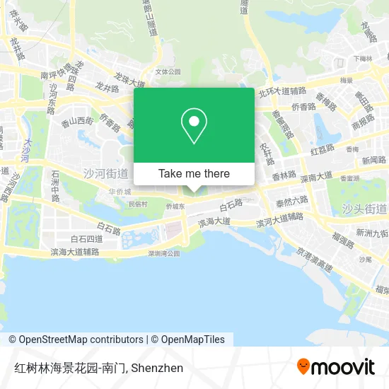 红树林海景花园-南门 map