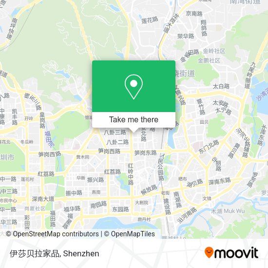 伊莎贝拉家品 map