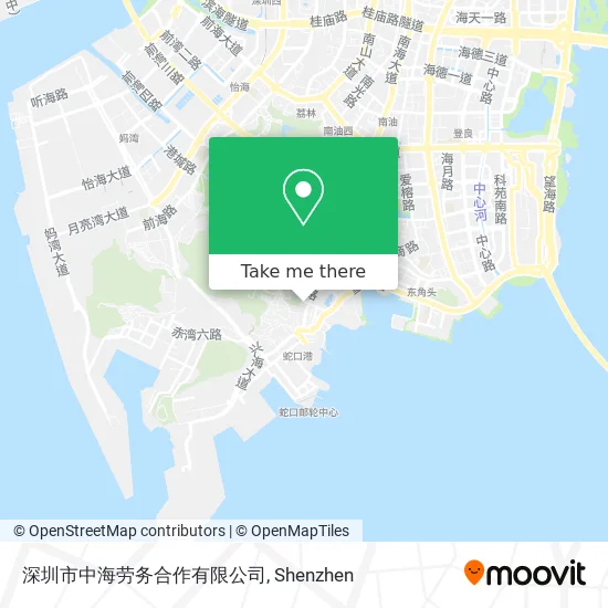 深圳市中海劳务合作有限公司 map