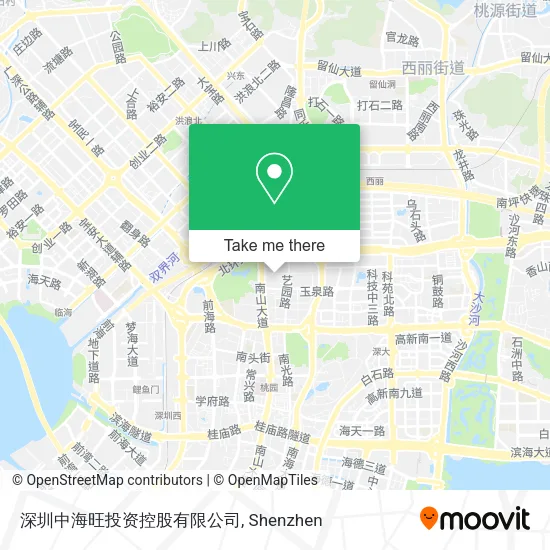 深圳中海旺投资控股有限公司 map