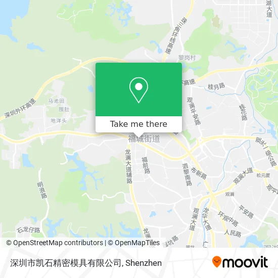 深圳市凯石精密模具有限公司 map