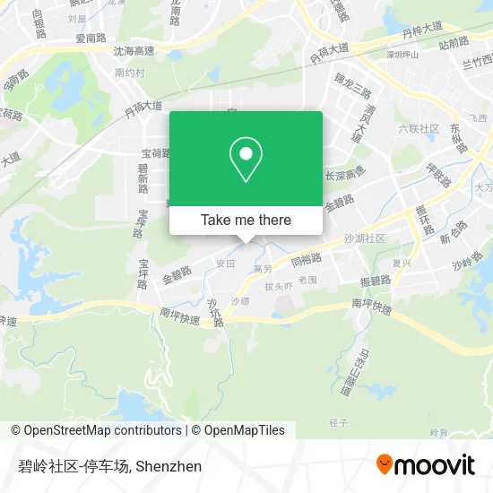 碧岭社区-停车场 map