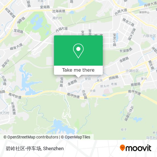 碧岭社区-停车场 map