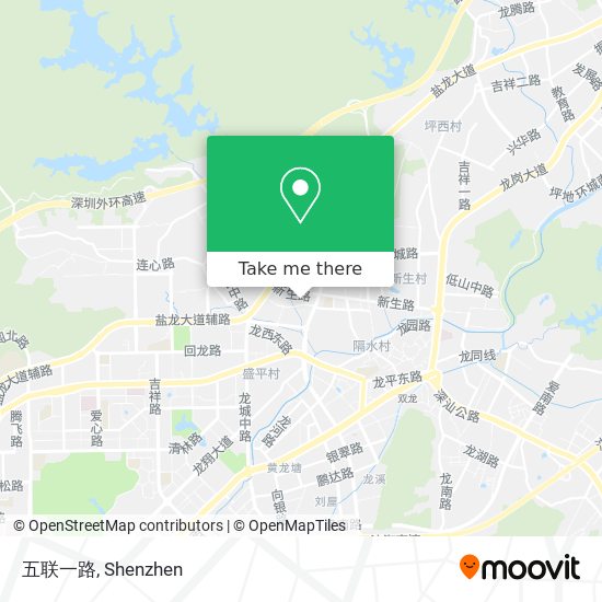 五联一路 map