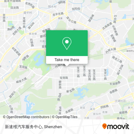新速维汽车服务中心 map
