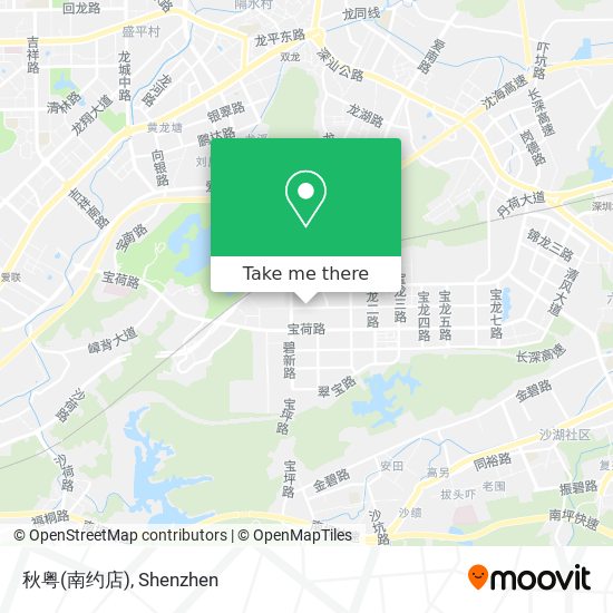 秋粤(南约店) map