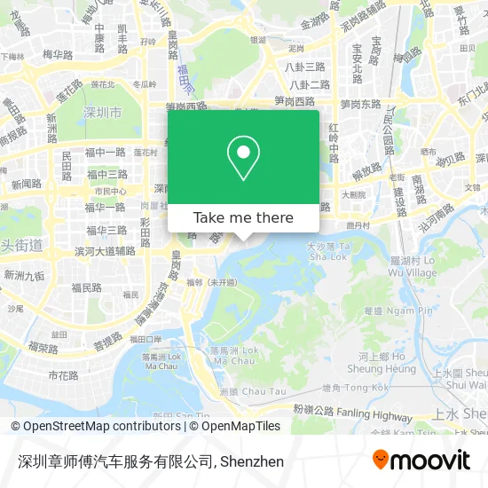 深圳章师傅汽车服务有限公司 map