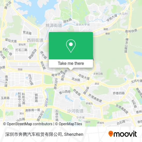 深圳市奔腾汽车租赁有限公司 map