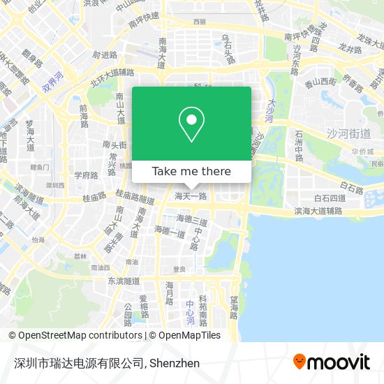 深圳市瑞达电源有限公司 map