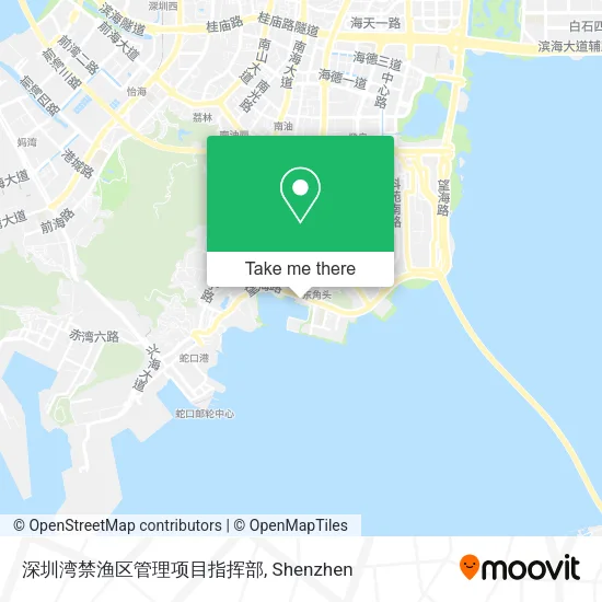 深圳湾禁渔区管理项目指挥部 map