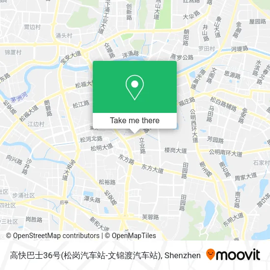 高快巴士36号(松岗汽车站-文锦渡汽车站) map