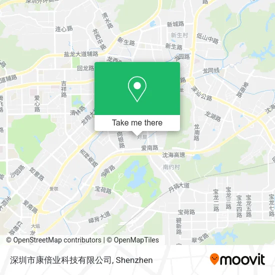 深圳市康倍业科技有限公司 map