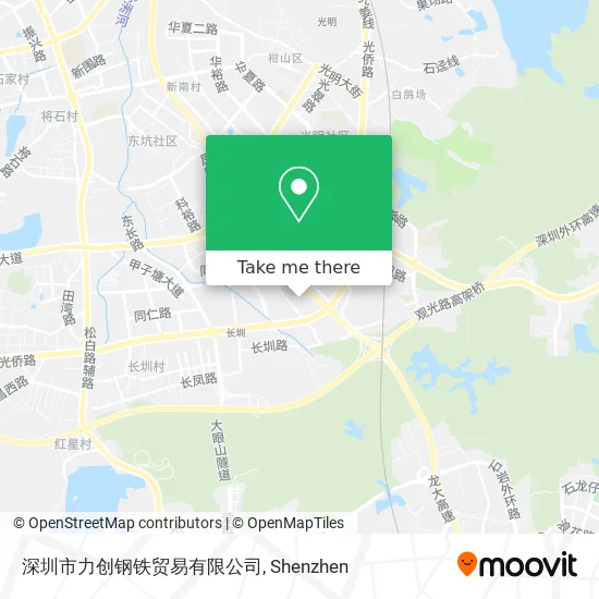深圳市力创钢铁贸易有限公司 map