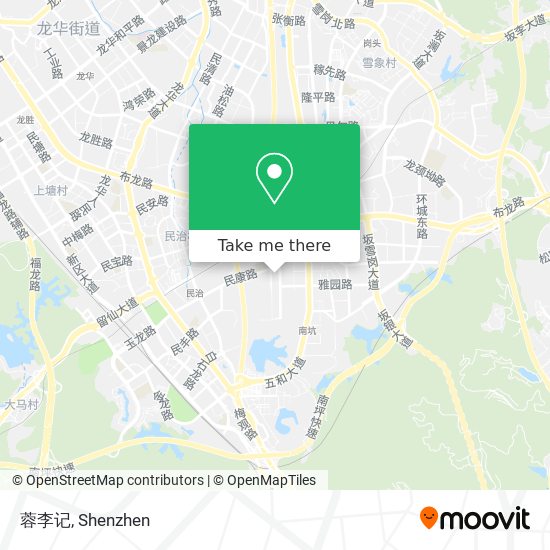 蓉李记 map