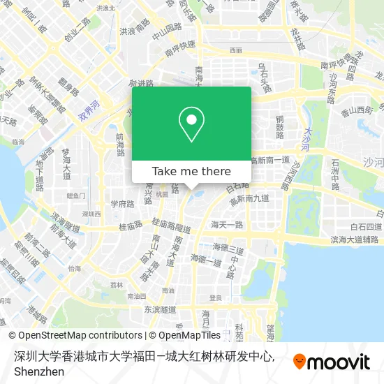 深圳大学香港城市大学福田—城大红树林研发中心 map