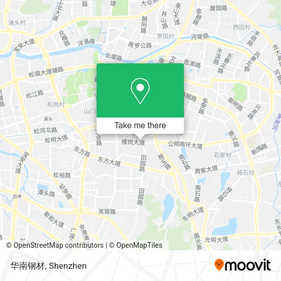 华南钢材 map