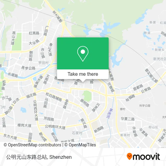 公明元山东路总站 map