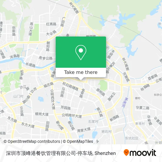 深圳市顶峰港餐饮管理有限公司-停车场 map