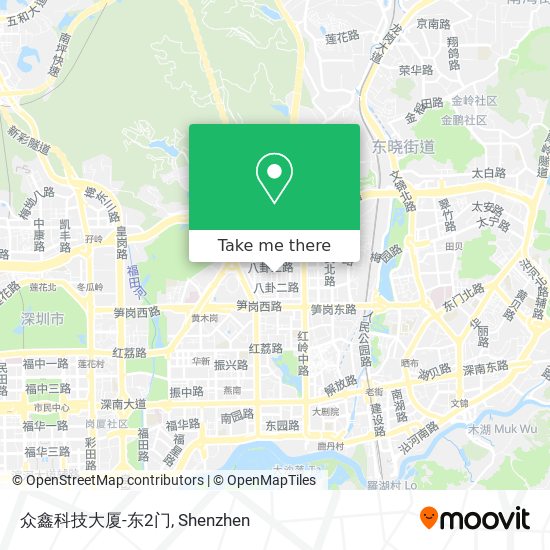 众鑫科技大厦-东2门 map