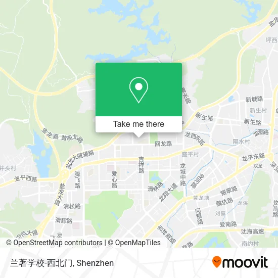 兰著学校-西北门 map
