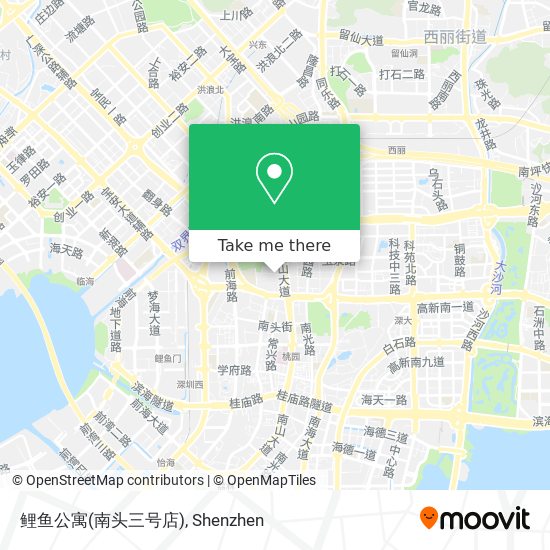 鲤鱼公寓(南头三号店) map