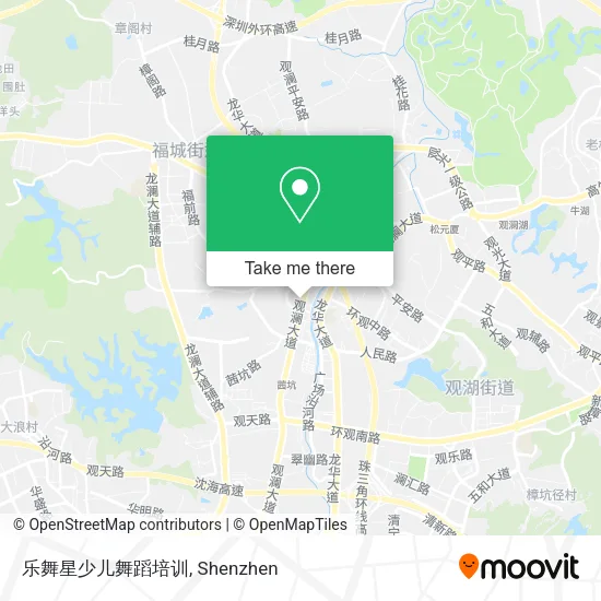 乐舞星少儿舞蹈培训 map