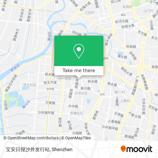 宝安日报沙井发行站 map