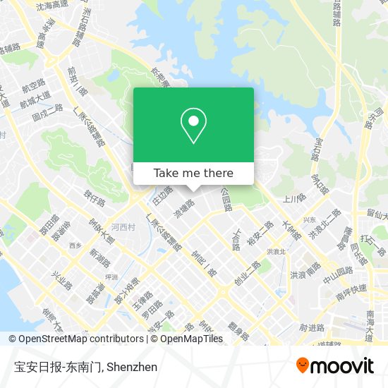 宝安日报-东南门 map