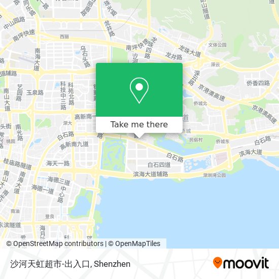 沙河天虹超市-出入口 map