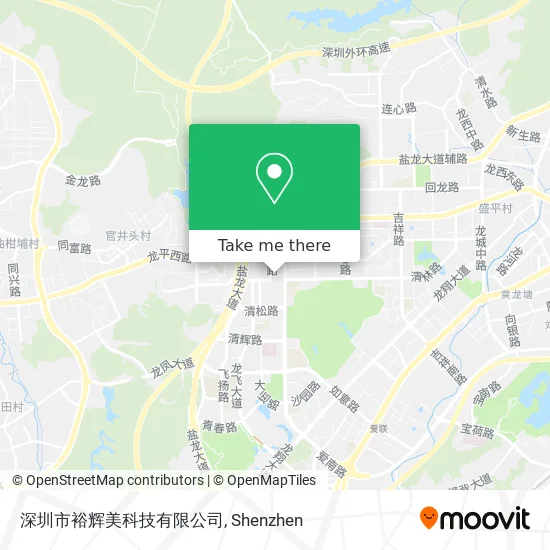 深圳市裕辉美科技有限公司 map