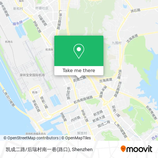 凯成二路/后瑞村南一巷(路口) map