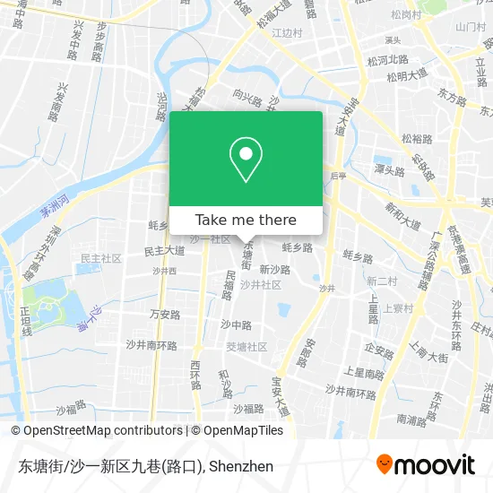 东塘街/沙一新区九巷(路口) map