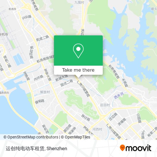 运创纯电动车租赁 map