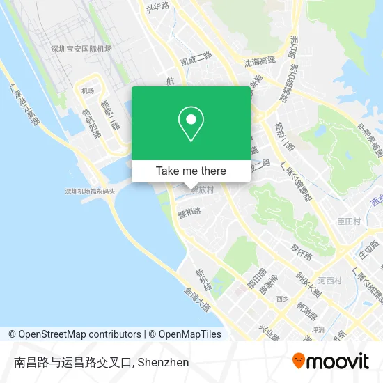 南昌路与运昌路交叉口 map