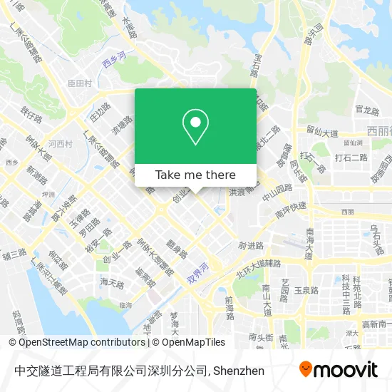 中交隧道工程局有限公司深圳分公司 map