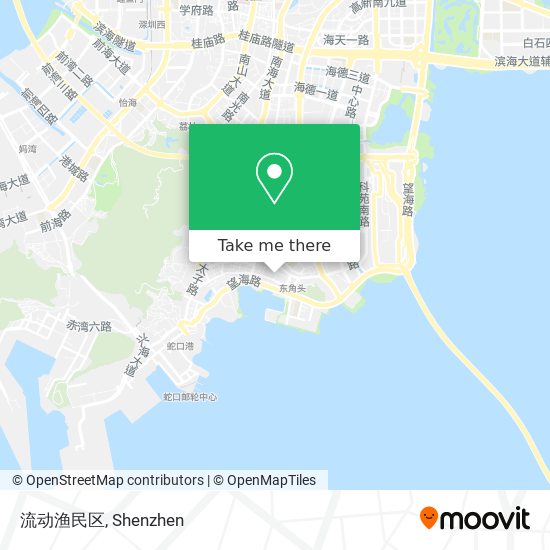 流动渔民区 map