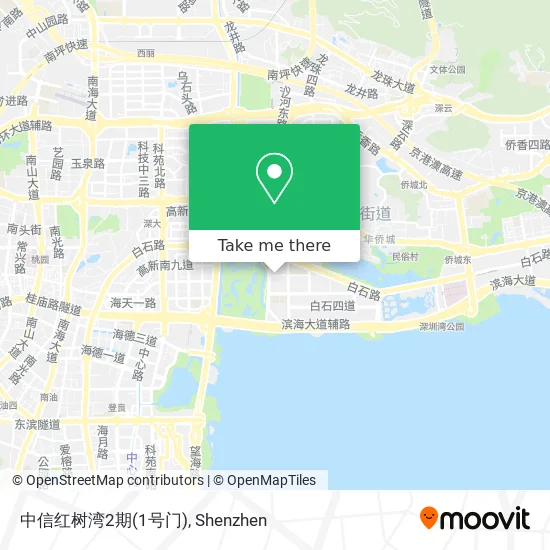 中信红树湾2期(1号门) map