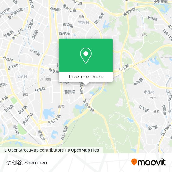 梦创谷 map