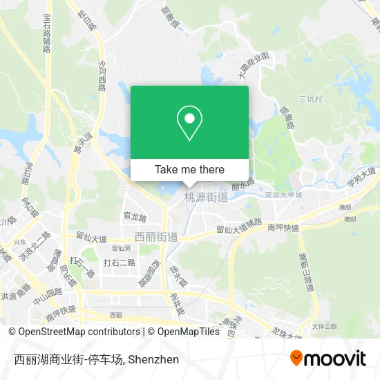 西丽湖商业街-停车场 map