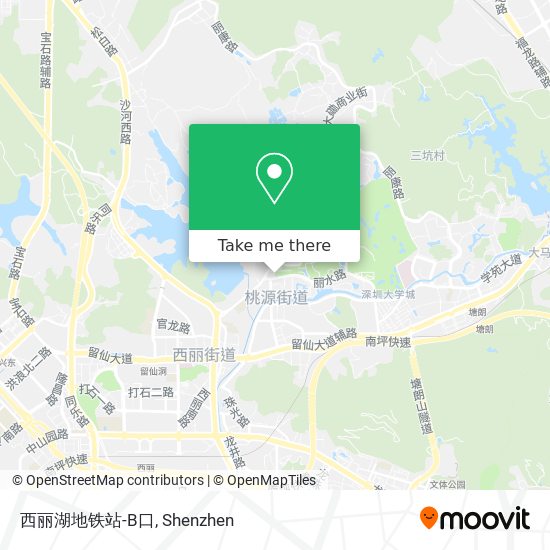 西丽湖地铁站-B口 map