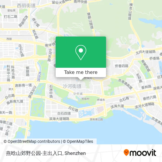 燕晗山郊野公园-主出入口 map