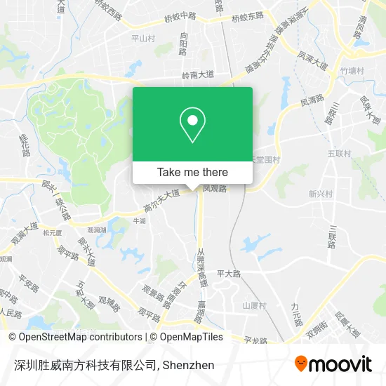 深圳胜威南方科技有限公司 map