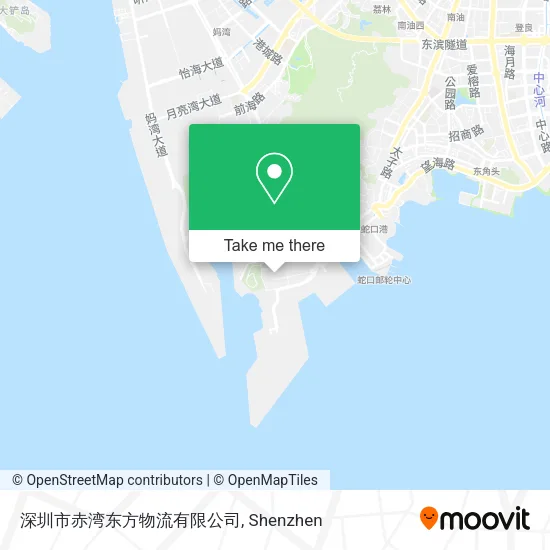 深圳市赤湾东方物流有限公司 map