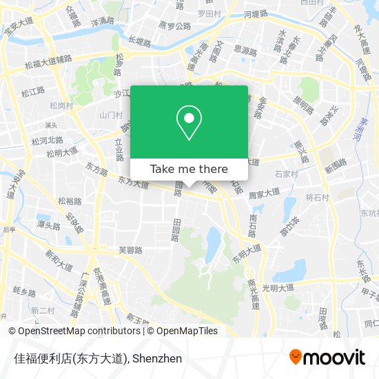 佳福便利店(东方大道) map