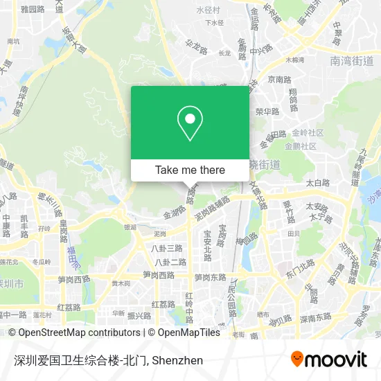 深圳爱国卫生综合楼-北门 map