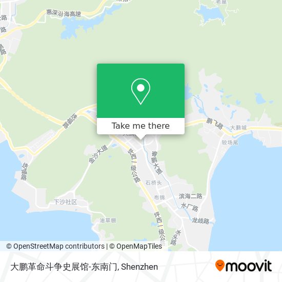 大鹏革命斗争史展馆-东南门 map