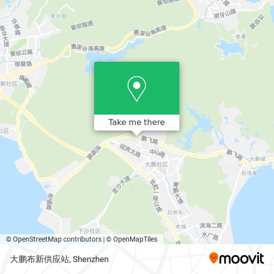 大鹏布新供应站 map
