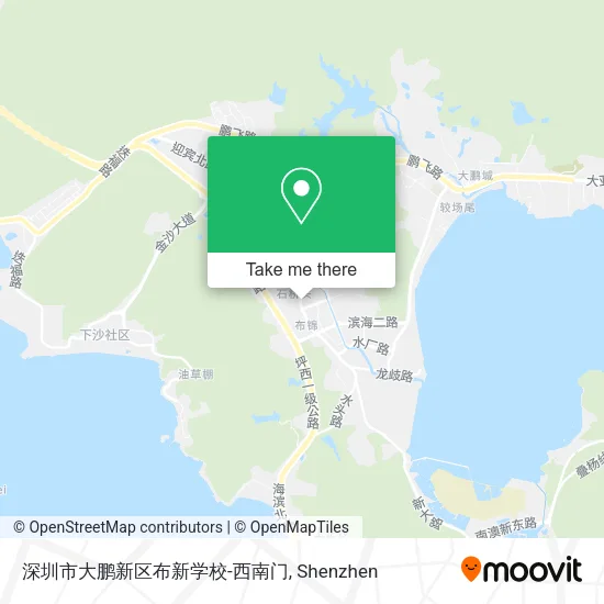 深圳市大鹏新区布新学校-西南门 map