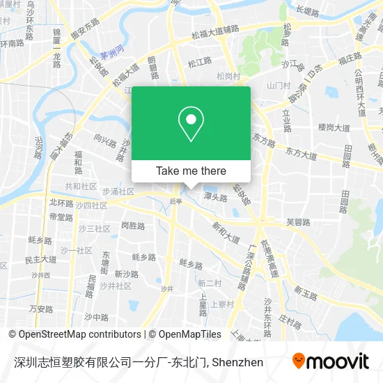 深圳志恒塑胶有限公司一分厂-东北门 map