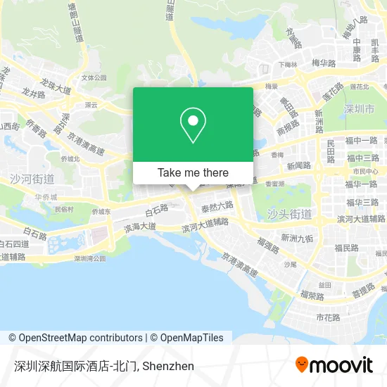 深圳深航国际酒店-北门 map